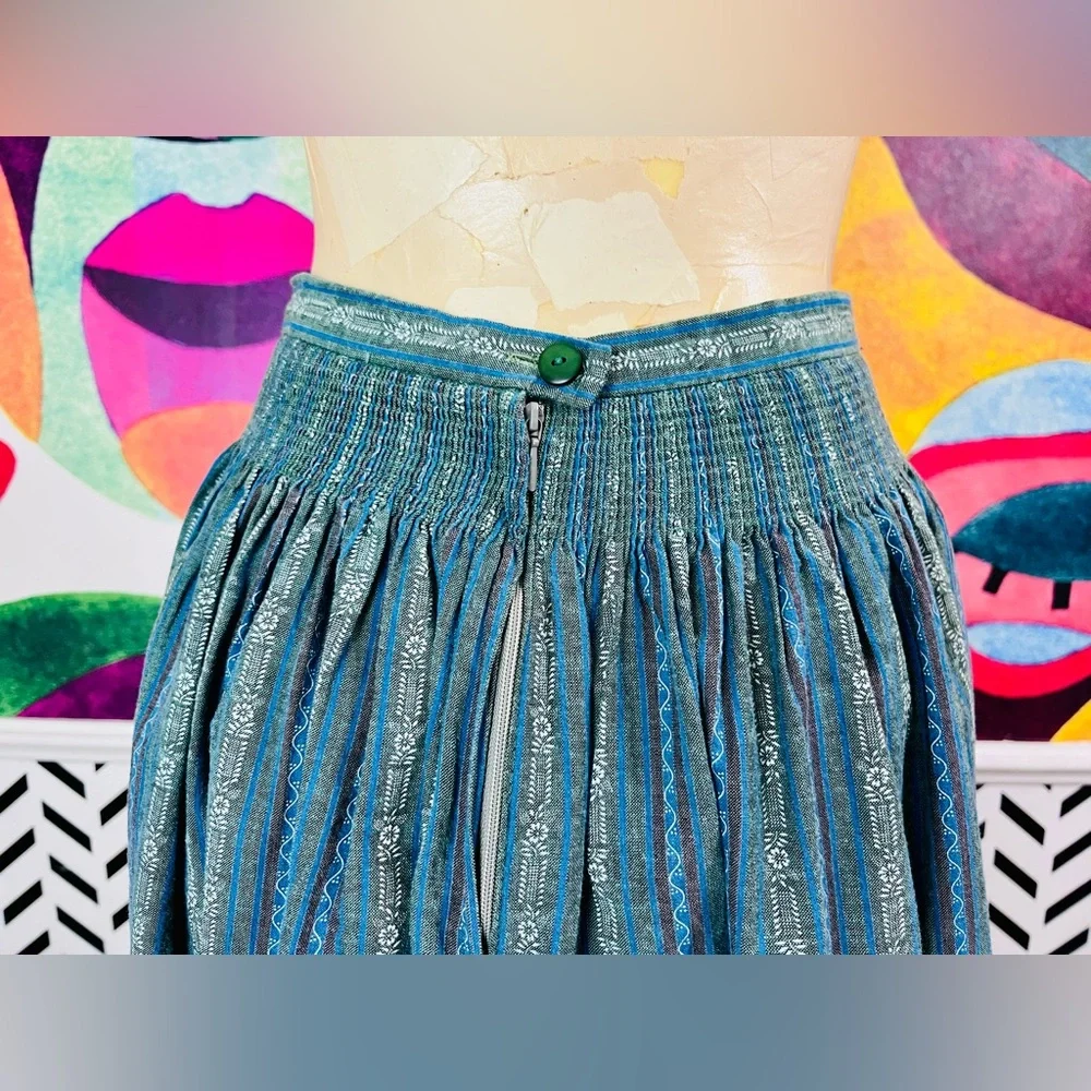 VTG 1980s Heller Tracht Drindl Skirt - Picture 3 of 6